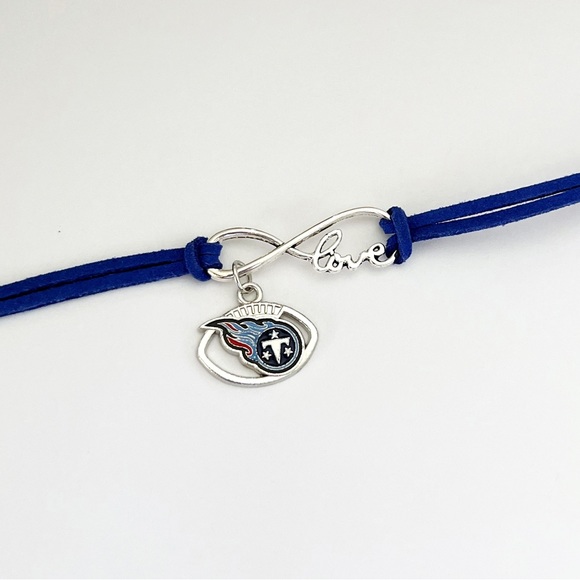 Tennessee Titans NFL Leather Charm Bracelet NEW - Picture 6 of 6